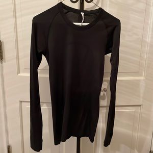 Lululemon Black Long Sleeve Shirt Size 6